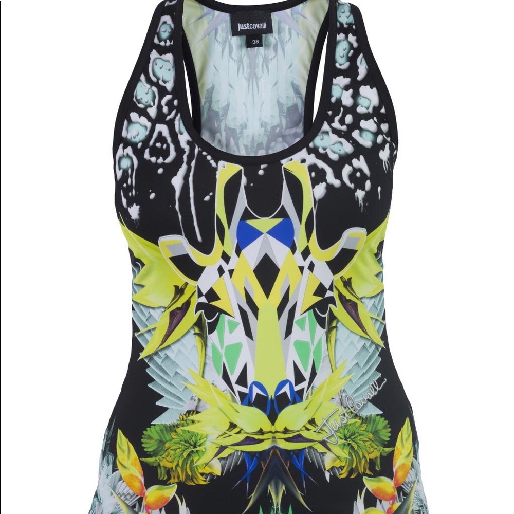 Just Cavalli Pattern Tank Top